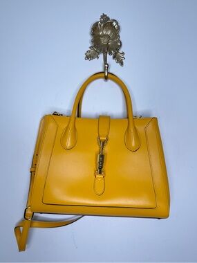 Gucci Jackie 1961 Piston Lock Tote Bag